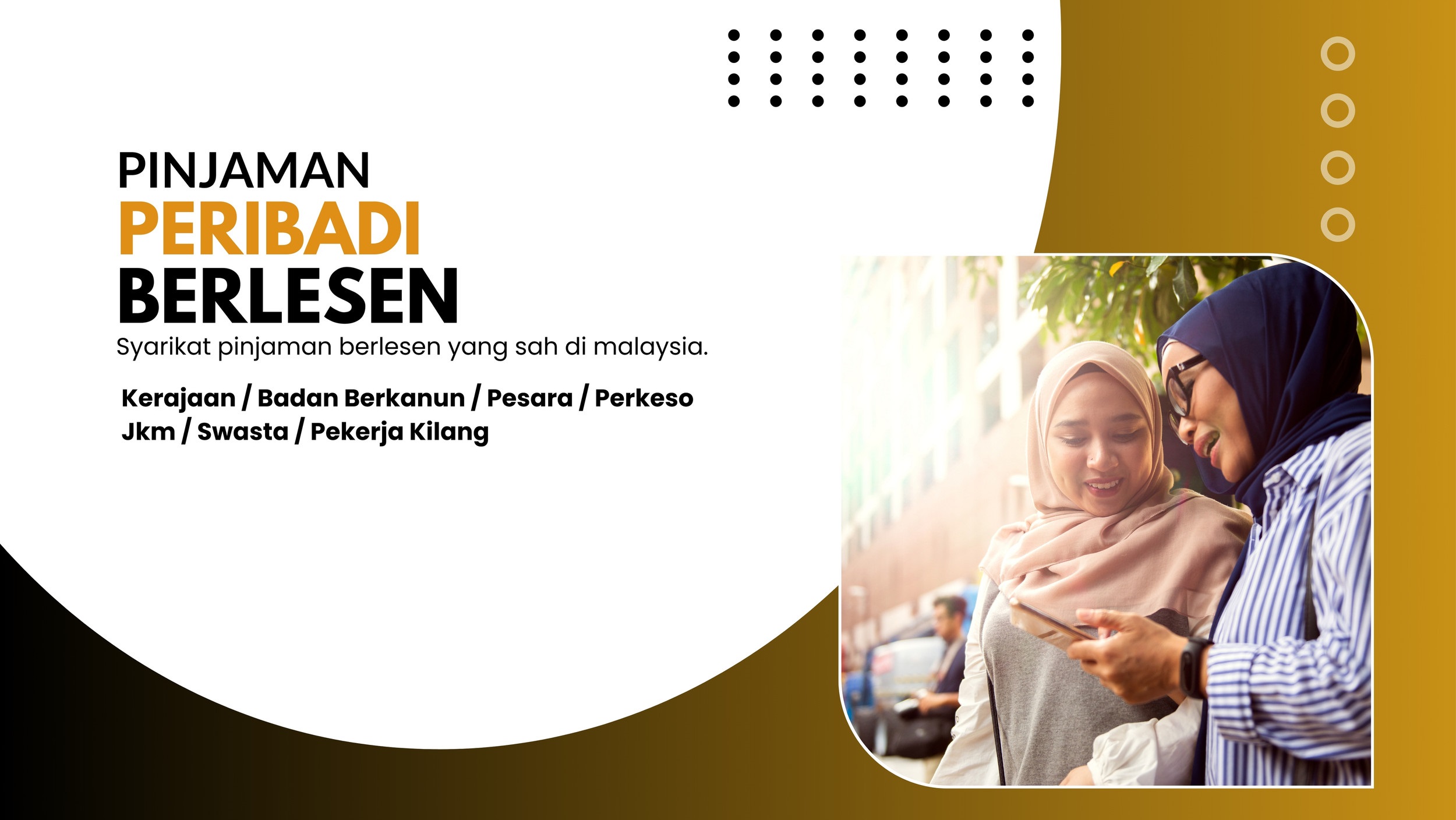 Pinjaman Wang Berlesen untuk kegunaan peribadi dan kecemasan