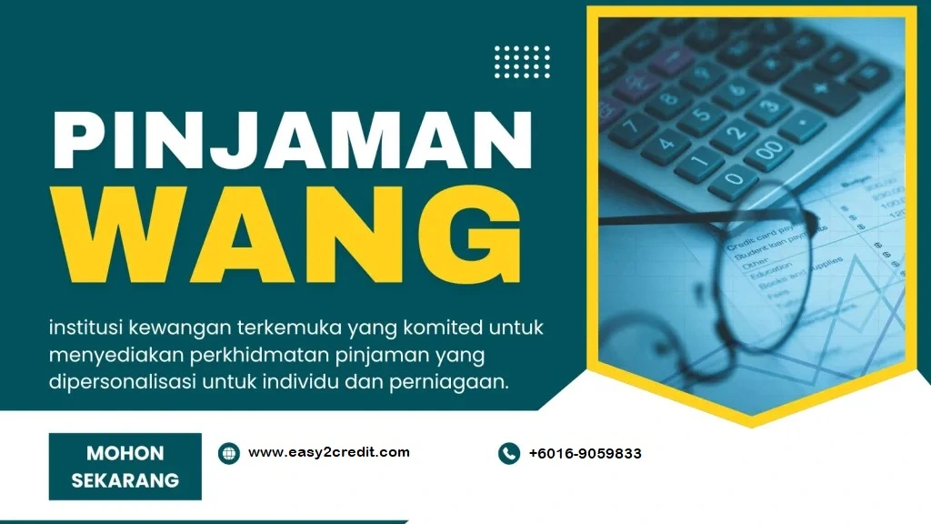 Infografik cara mohon pinjaman wang Perlis langkah demi langkah dari permohonan hingga kelulusan