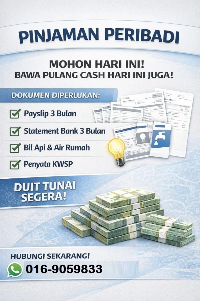 Pinjaman Cepat Lulus Alor Setar untuk individu yang memerlukan bantuan kewangan segera di Kedah